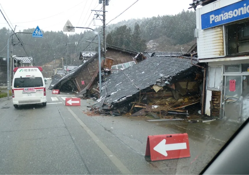 能登半島地震に相澤DMATを派遣